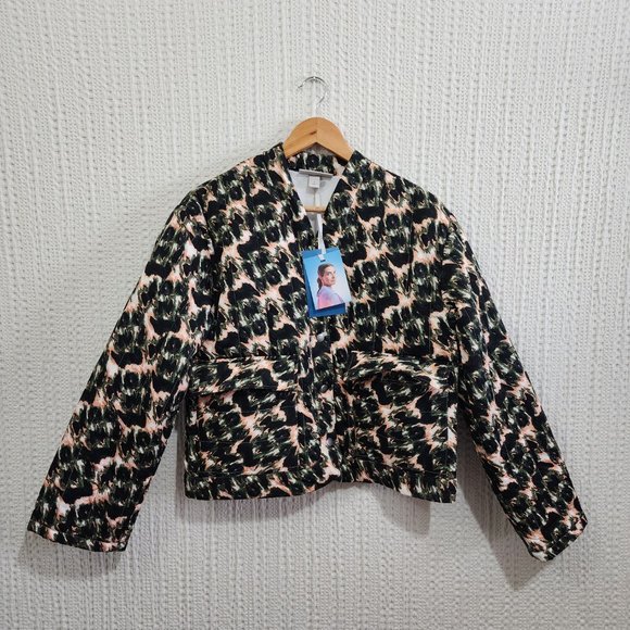 Rachel Comey Jackets & Blazers - Rachel Comey X Target Animal Print Quilted Cropped Jacket Women's Size Small